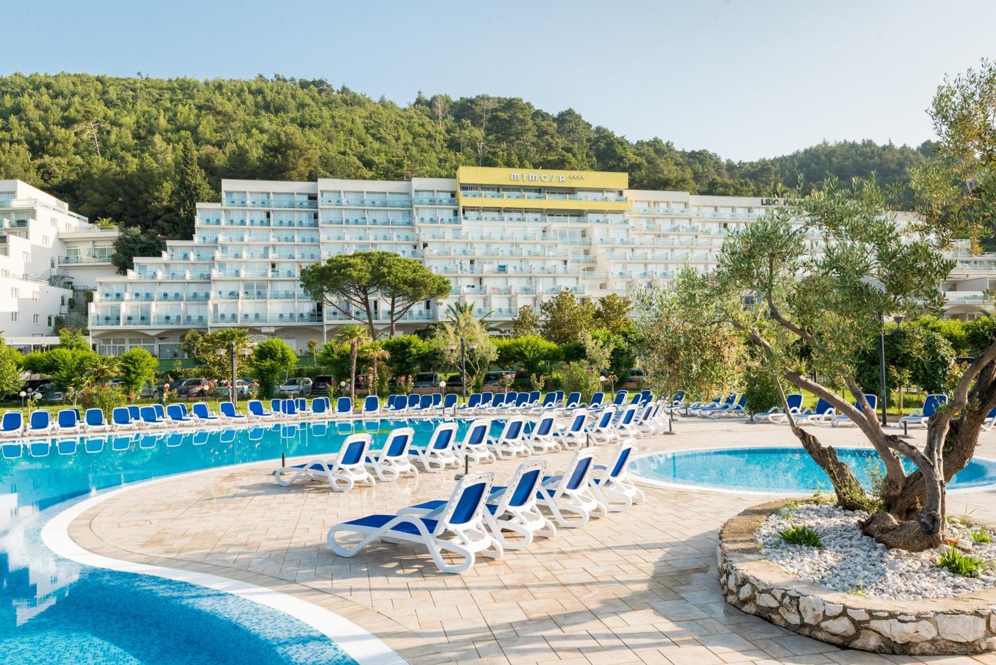 Hotel Mimosa Lido Palace - Maslinica Hotels & Resorts Рабац Экстерьер фото
